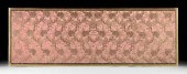 AN ANTIQUE FRENCH MAUVE SILK G