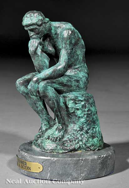 An Antique French Patinated
