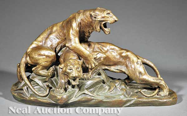 An Antique French Patinated