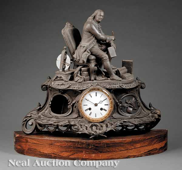 An Antique French Patinated Metal