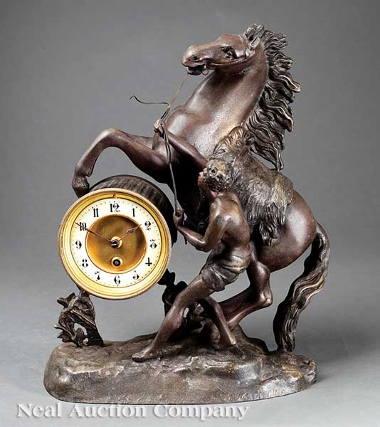 An Antique French Patinated Metal