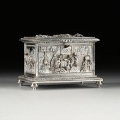 AN ANTIQUE FRENCH SILVERPLATED