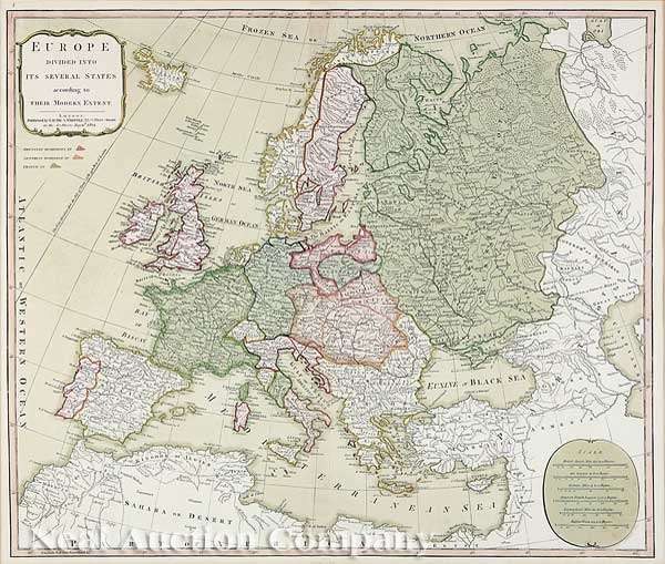 An Antique Georgian Hand-Colored