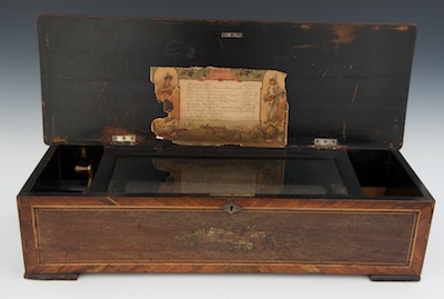 An Antique German Music Box