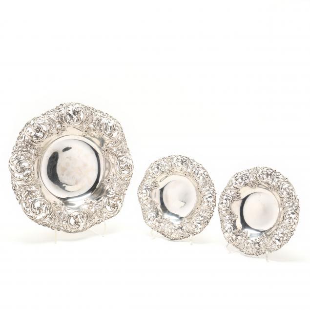 AN ANTIQUE GORHAM STERLING SILVER