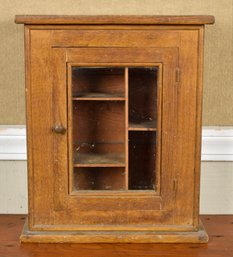 An antique grain painted hanging