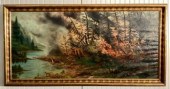 An antique H. Lester signed ex
