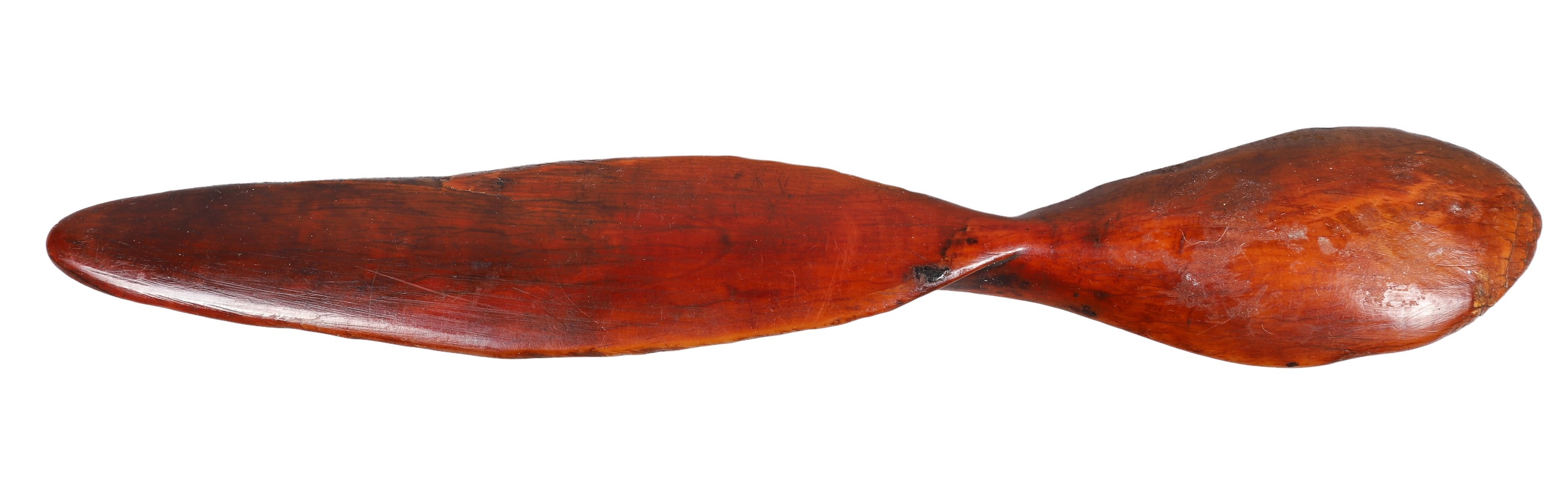An antique horn or bone double