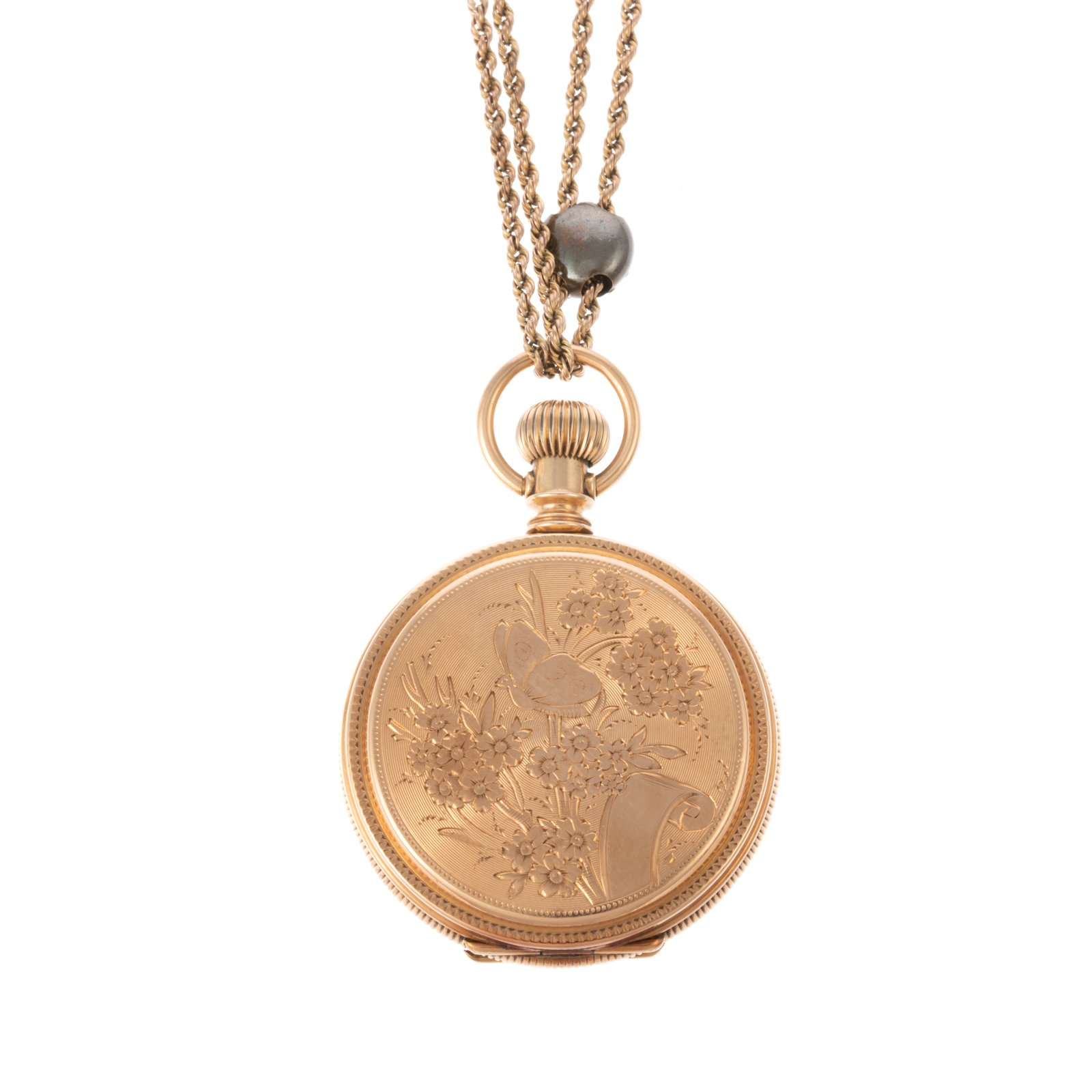 AN ANTIQUE ILLINOIS POCKET WATCH IN