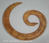 An Antique Indonesian Brass Sa