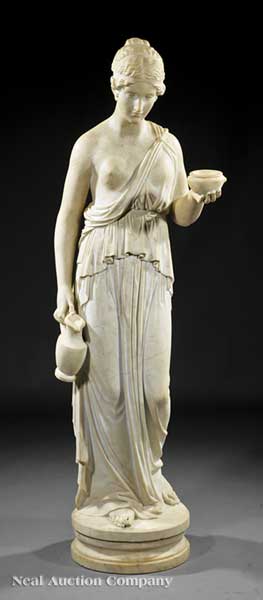 An Antique Italian Marble of Hebe