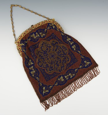 An Antique Jewel Frame Beaded