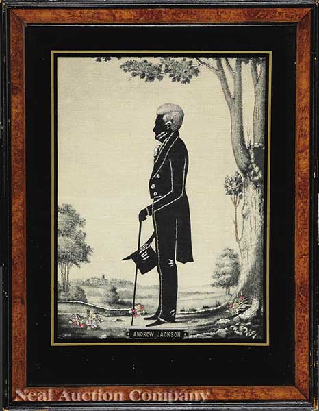 An Antique Lithograph on Linen of