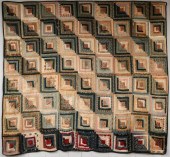 AN ANTIQUE LOG CABIN PATTERN Q