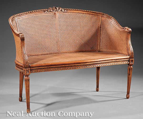 An Antique Louis XVI-Style Carved