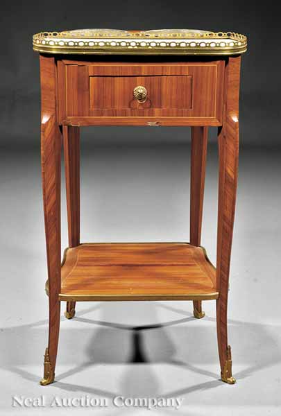An Antique Louis XVI-Style Inlaid