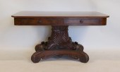 AN ANTIQUE MAHOGANY SWEDISH FI