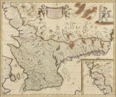 AN ANTIQUE MAP, "ACCURATA SCAN