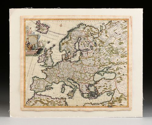 AN ANTIQUE MAP, "ACCURATISSIMA