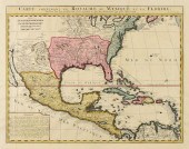 AN ANTIQUE MAP, "CARTE CONTETA