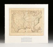 AN ANTIQUE MAP, "CARTE DE LA L