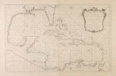 AN ANTIQUE MAP, "CARTE REDUITE