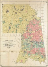 AN ANTIQUE MAP, "DEPARTMENT OF