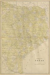 AN ANTIQUE MAP, "EASTERN HALF