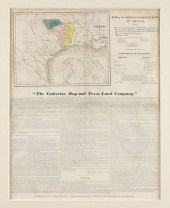 AN ANTIQUE MAP, "MAP OF THE CO