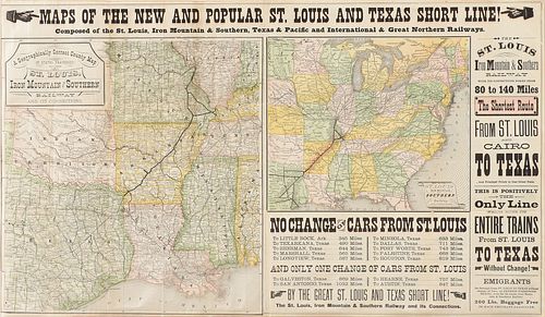 AN ANTIQUE MAP, "MAPS OF THE NEW