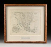AN ANTIQUE MAP, "MEXICO," JOHN