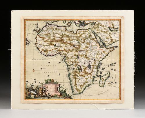 AN ANTIQUE MAP, "NOVISSIMA ET