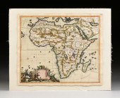 AN ANTIQUE MAP, "NOVISSIMA ET