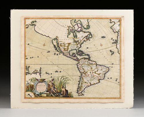 AN ANTIQUE MAP, "RECENTISSIMA