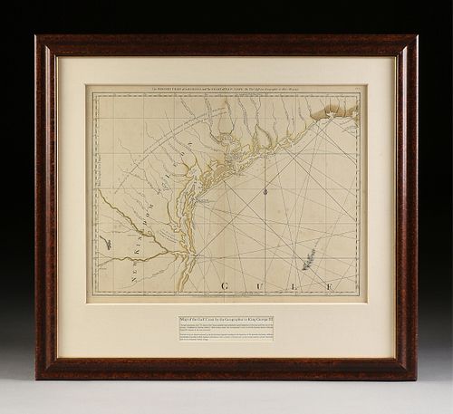 AN ANTIQUE MAP, "THE WESTERN