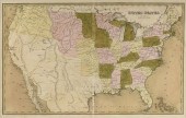 AN ANTIQUE MAP, "UNITED STATES