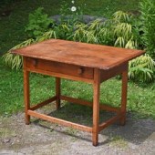 An antique maple and pine stre