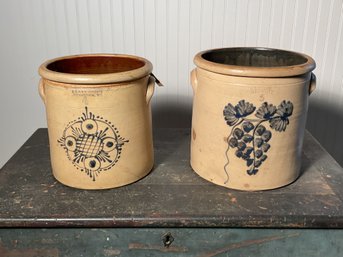An antique OL & AK Ballard 4 gallon