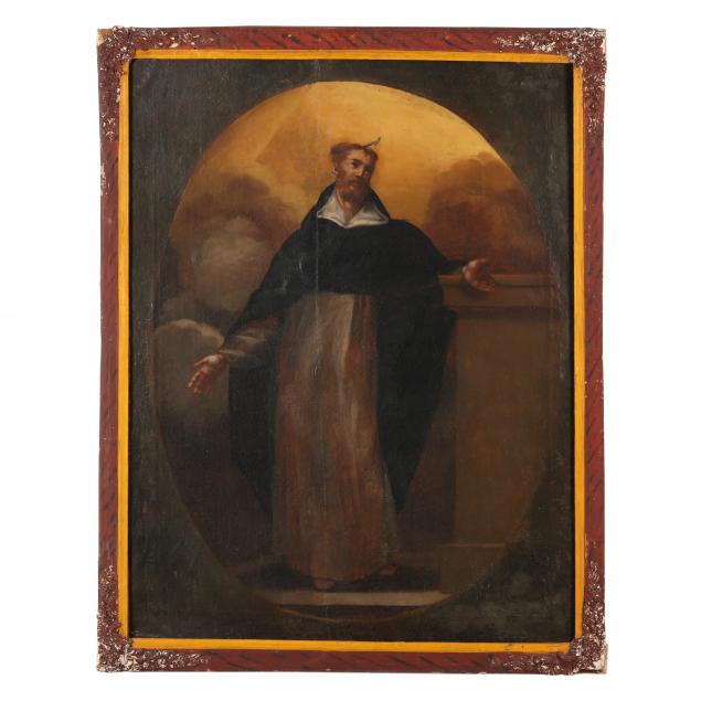AN ANTIQUE PAINTING OF THE