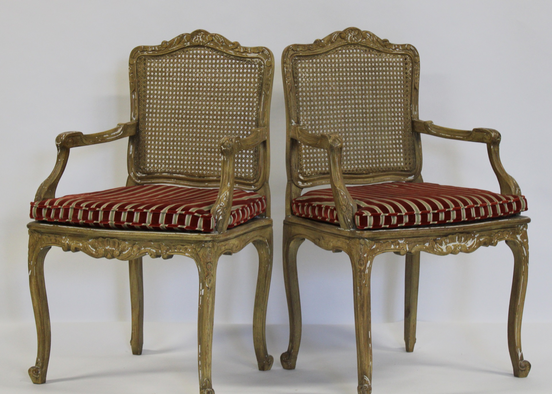 AN ANTIQUE PAIR OF LOUIS XV STYLE