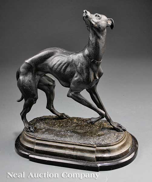 An Antique Patinated Metal Figure