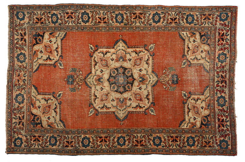 An antique Persian Doroshk rug