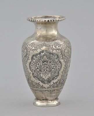 An Antique Persian Silver Vase, ca.