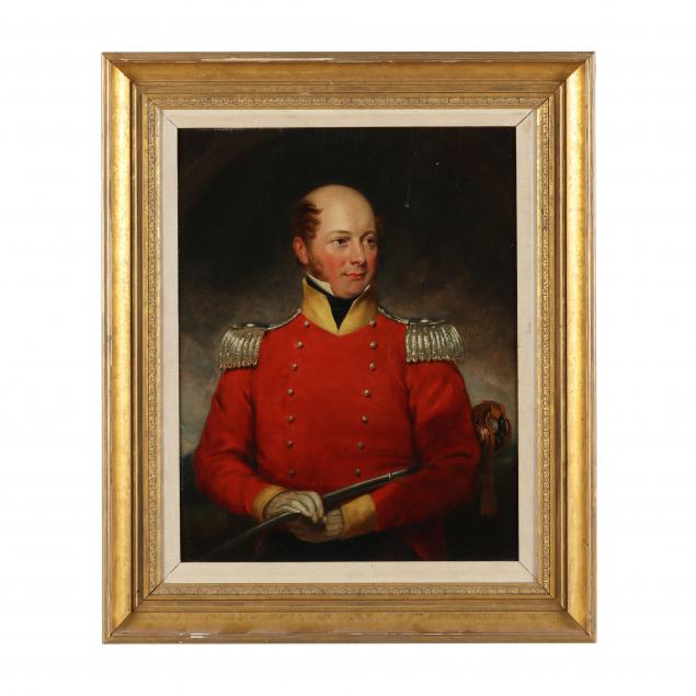 AN ANTIQUE PORTRAIT OF AN ENGLISH