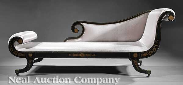 An Antique Regency-Style Ebonized