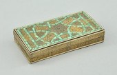 An Antique Signed Gold Damasce