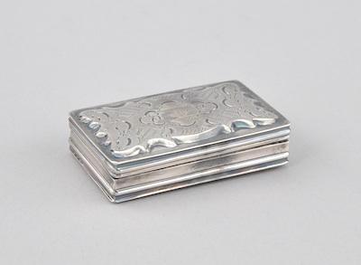 An Antique Silver Dutch Snuff