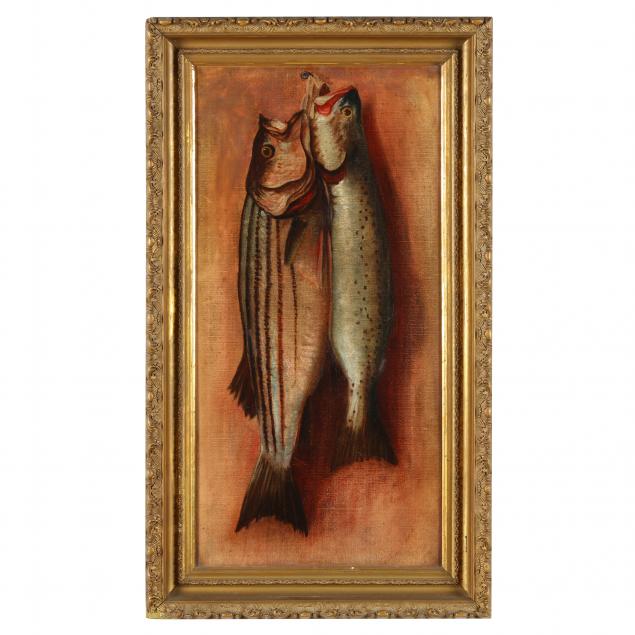 AN ANTIQUE SPORTING PAINTING OF A