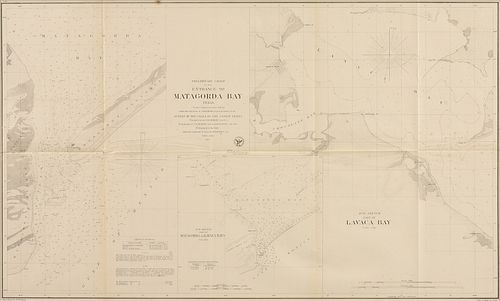 AN ANTIQUE SURVEY MAP, "PRELIMINARY