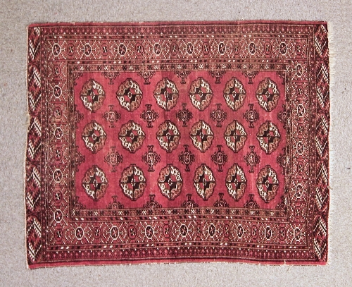 An Antique Tekke Turkoman rug woven